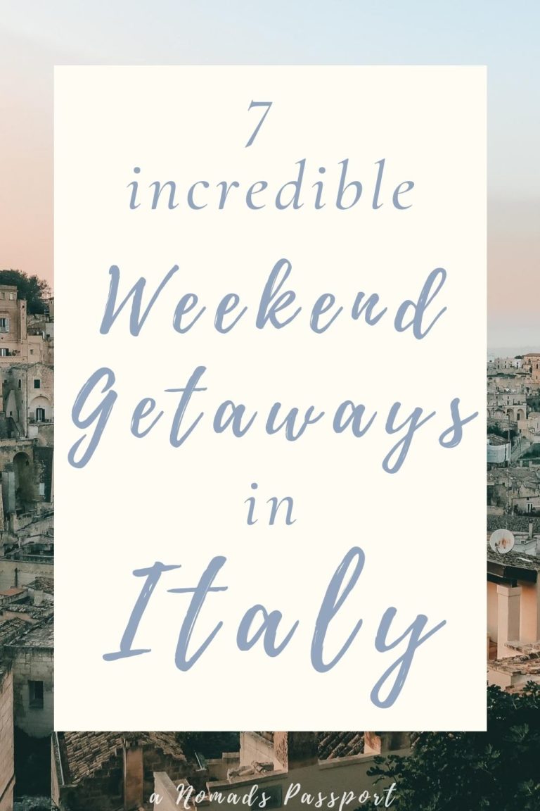 Italian Weekend The 7 Best Budget-friendly Weekend Getaways in Italy