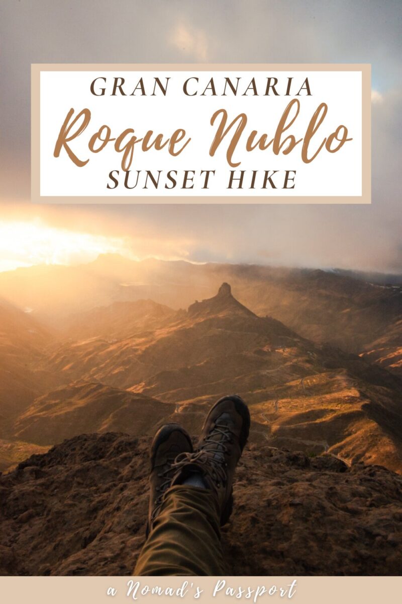Gran Canaria Roque Nublo Sunset Hike