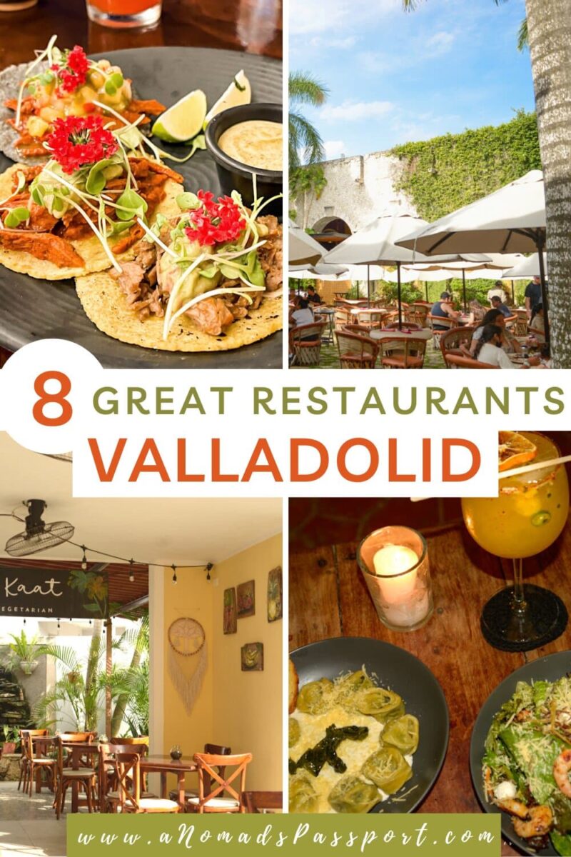 four photos of the best restaurants in Valladolid