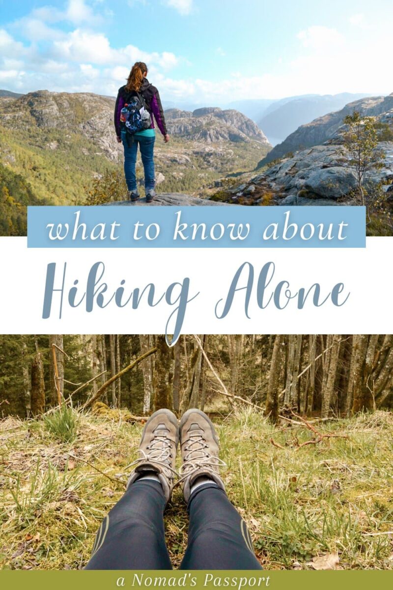 what to know about hiking alone