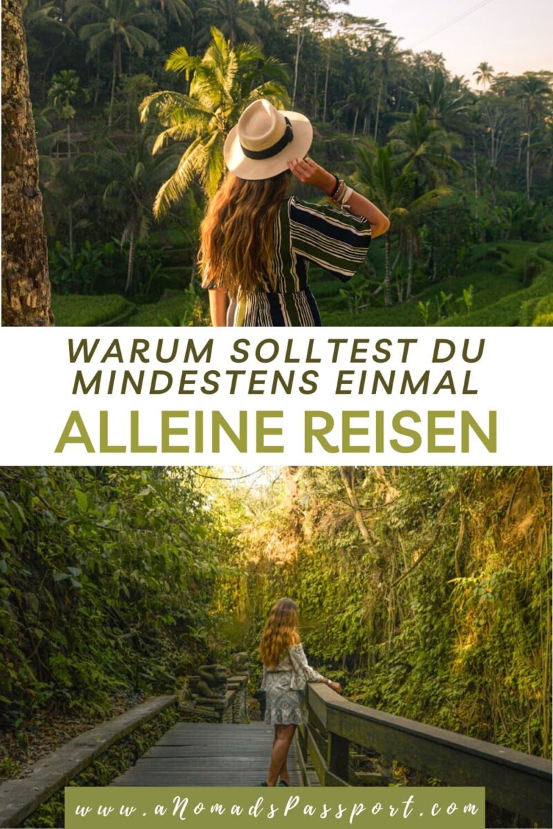 Alleinreisen Vorteile