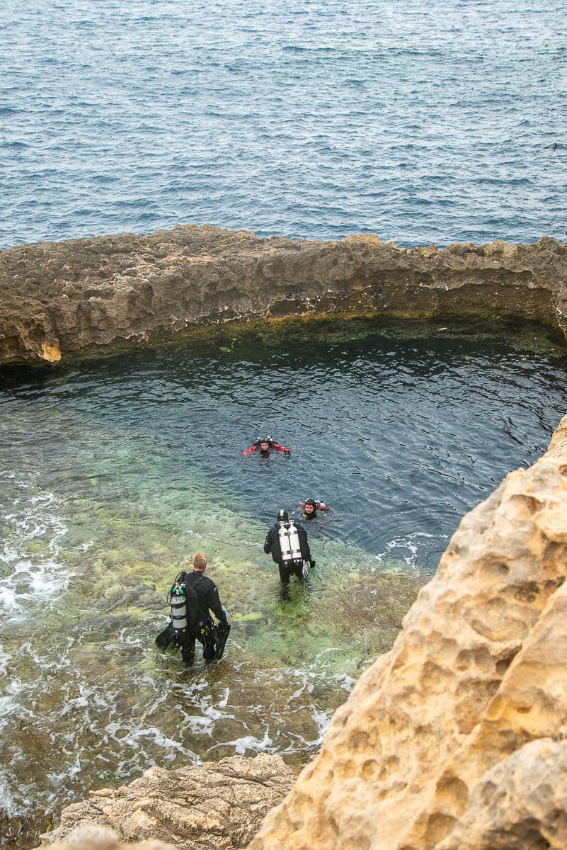 Blue Hole Dive Site Gozo