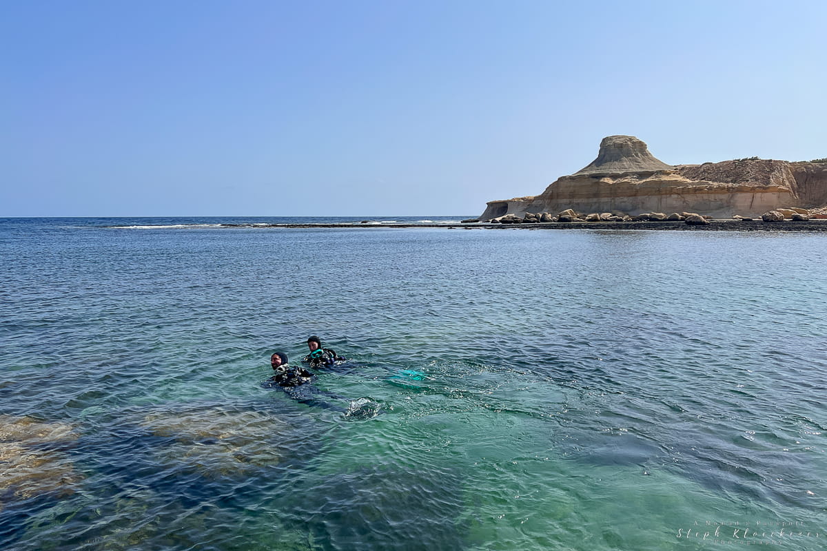 Surface Swimming to Double Arch Gozo