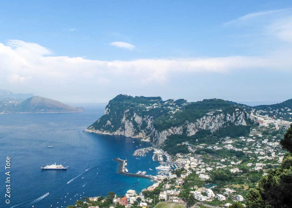 Capri Harbor Italy Bucket List