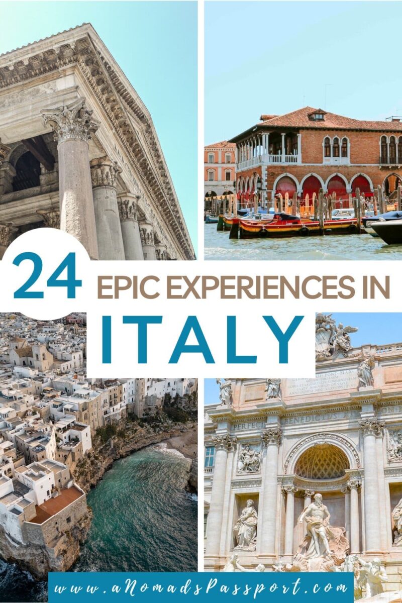 Epic Experiences in Italy