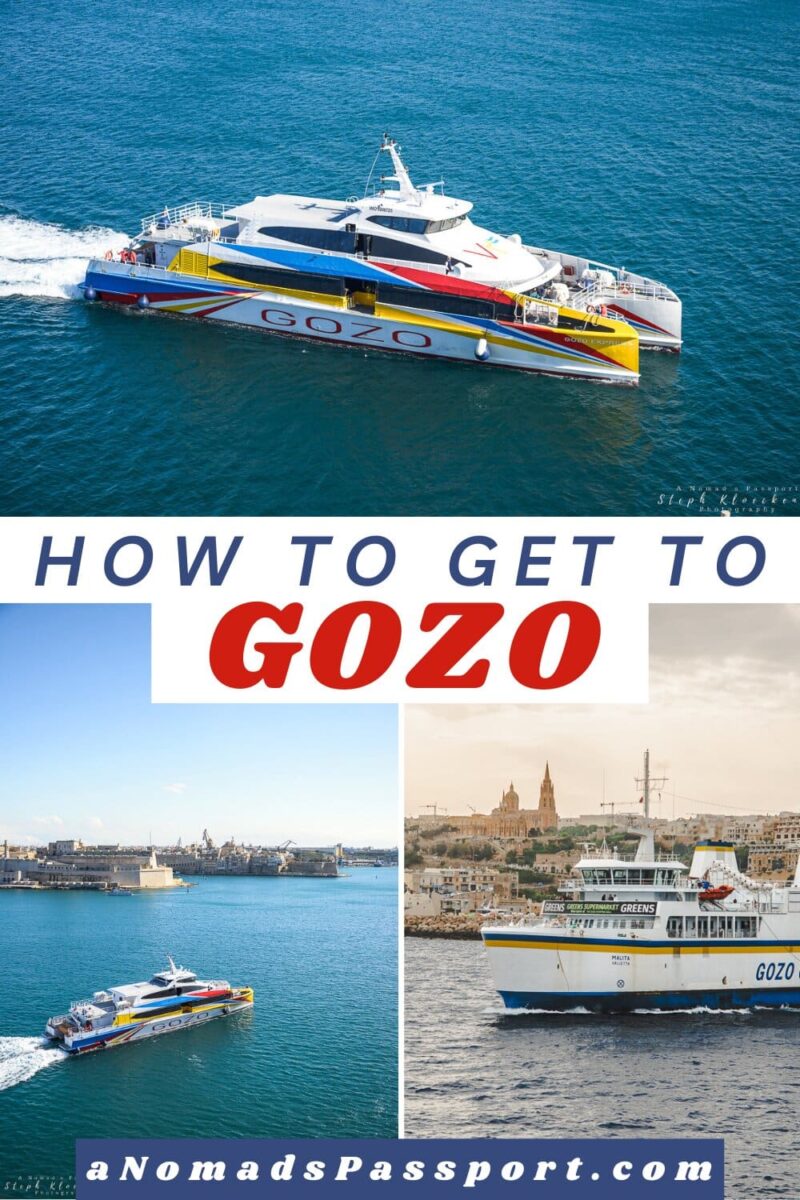 How to get to Gozo from Valletta and Sliema