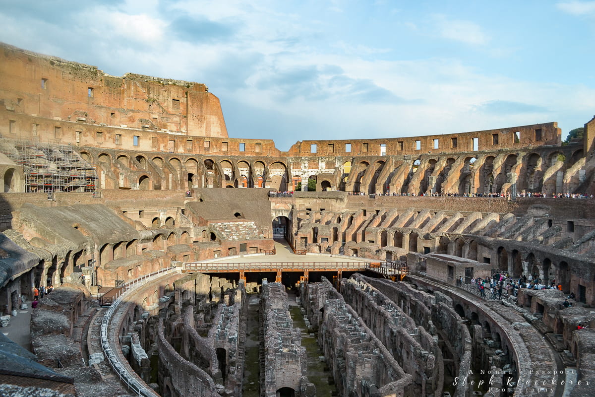 Inside the Colosseum Rome