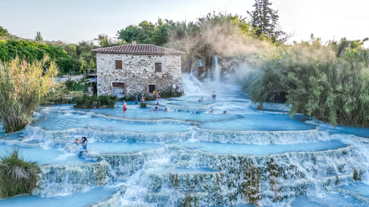 Saturnia Hot Springs Tuscany Italy Bucket List