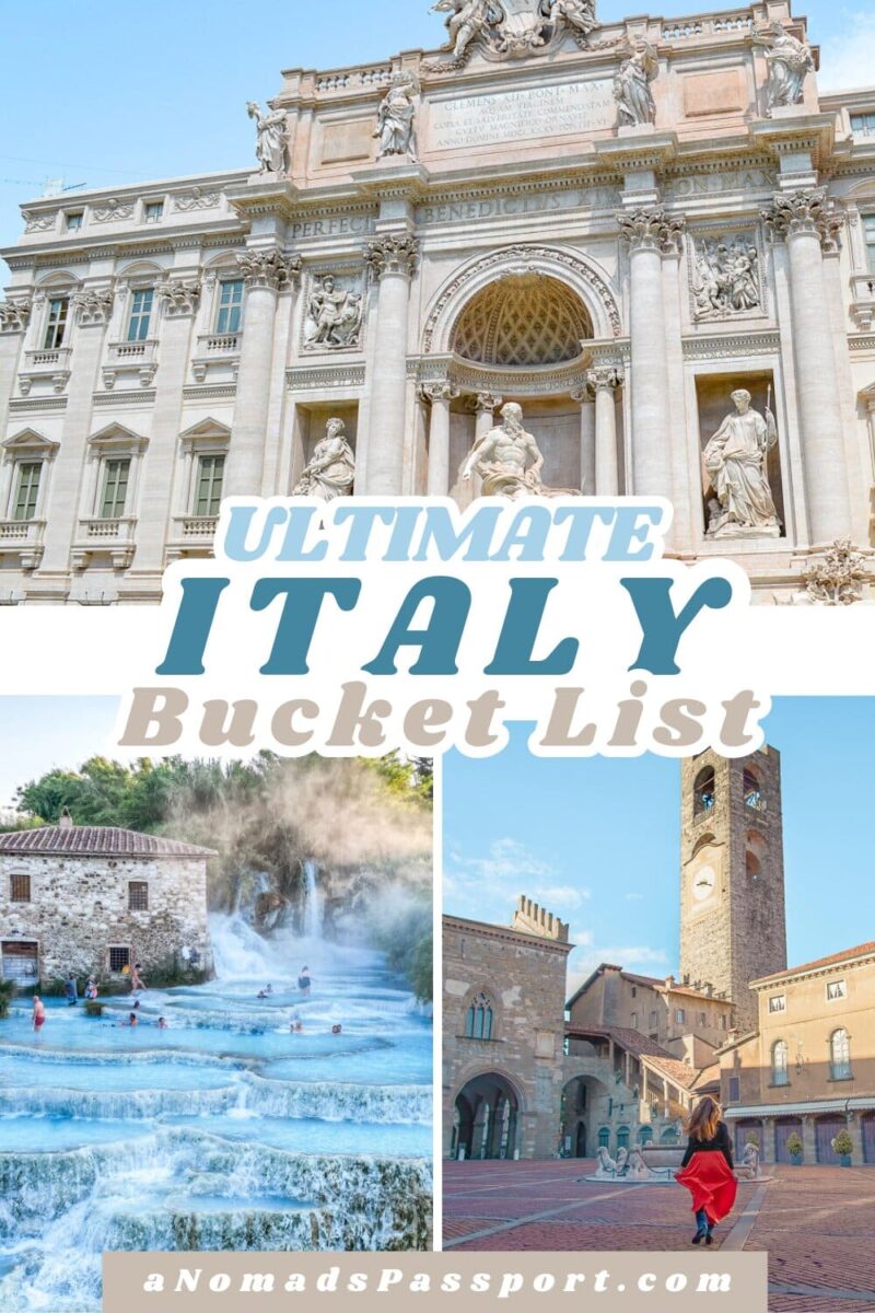 Ultimate Italy Bucket List