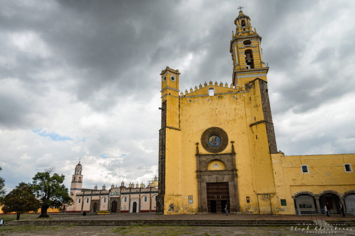 Convento de San Gabriel Arcangel Facade Cholula